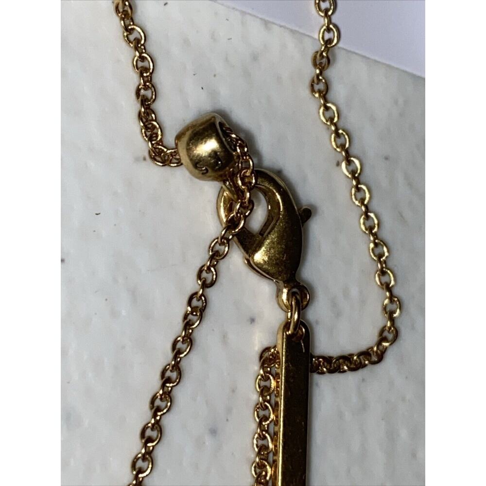 Kendra Scott IVY Short Necklace Gold White Ivory Pearl Stones VGD 115 NEW - Picture 4 of 7